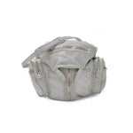 Leather Marti Backpack Grey - BAG HABITS