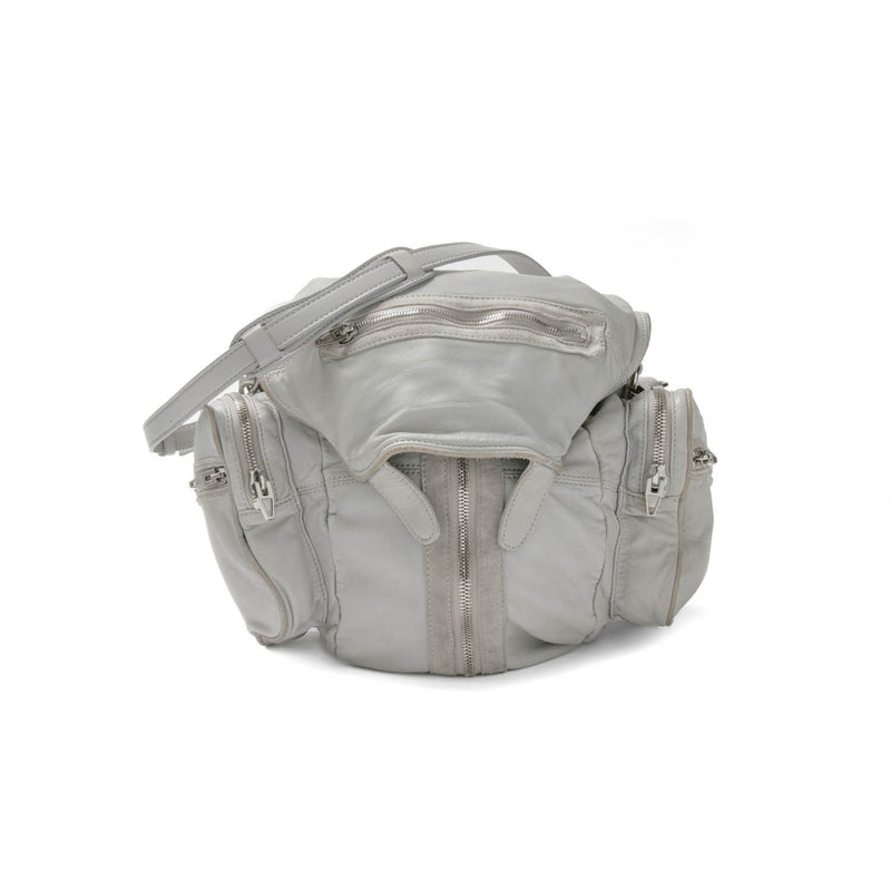 Alexander Wang Grey Leather Marti Backpack– BAG HABITS Alexander Wang Grey Leather Marti Backpack– BAG HABITS