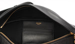 Calfskin Quilted C Charm Belt Bag Black - BAG HABITS