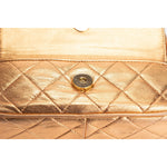 Gold Leather Camera Bag - BAG HABITS