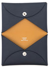 Evercolor Leather Calvi Card Holder Blue Nuit - BAG HABITS
