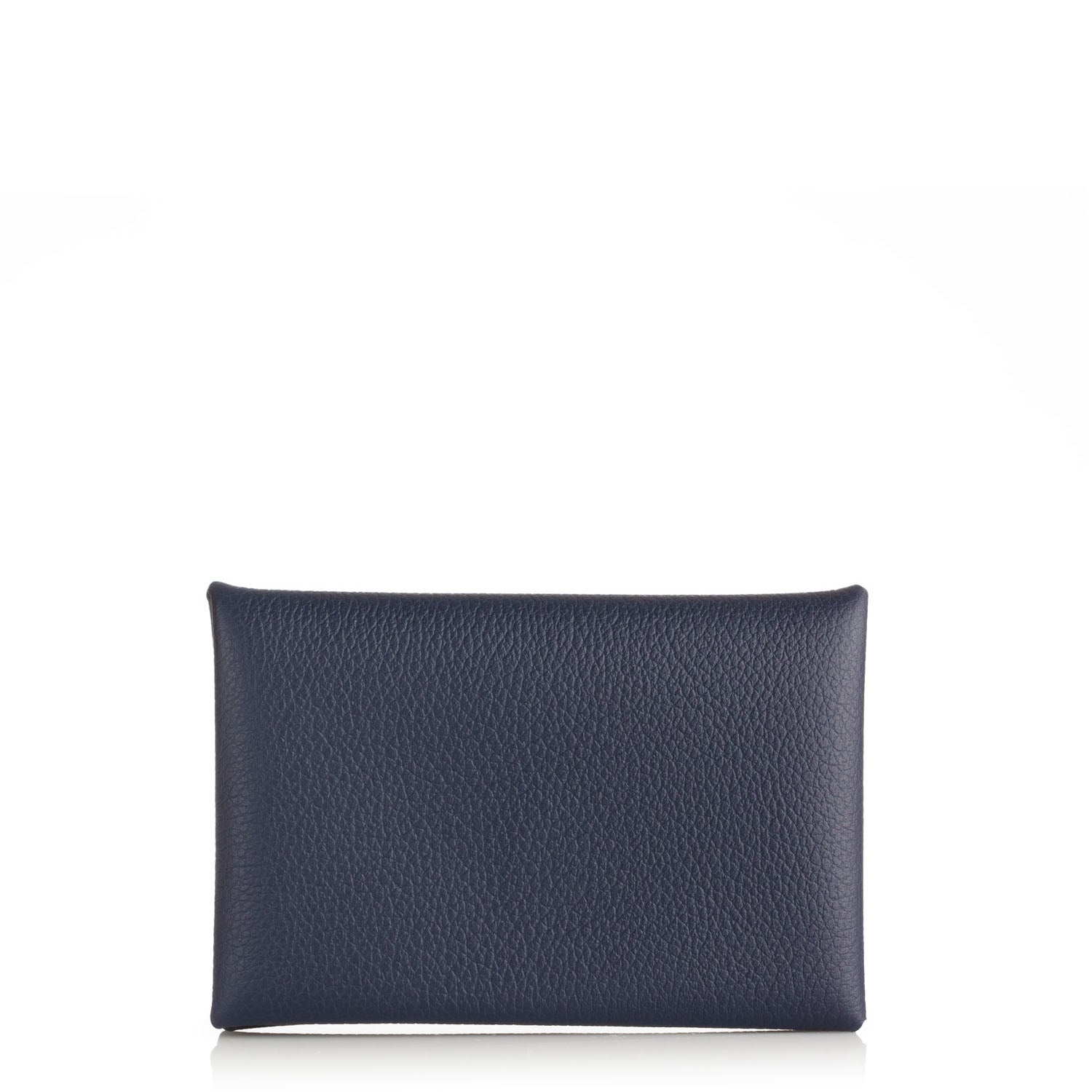 Hermes Calvi Card Holder in Bleu Nuit Evercolor Leather – Brands Lover