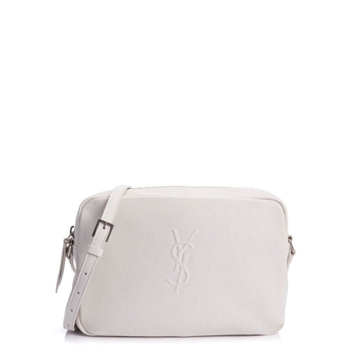 Monogram Small Lou Camera Bag White Leather - BAG HABITS