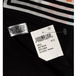 Silk CC Scarf Black Multicolor - BAG HABITS
